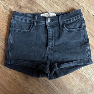 Hollister Women's Black Jean Shorts